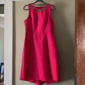 London times pink dress with collar details